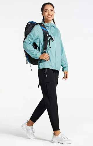 Miniatura 5 de Libin - Pantalones deportivos tipo cargo para mujer, ligeros, de secado rápido, para senderismo, entrenamiento, descanso, uso casual, exteriores
