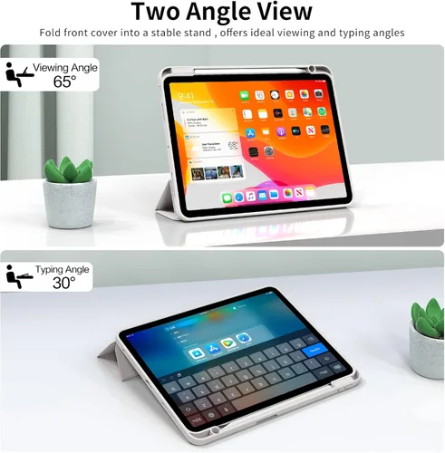 Miniatura 4 de kenke - Funda para iPad Air de 11 pulgadas M3/M2 (2025/2024), iPad Air de 5ª/4ª generación (2022/2020) de 10.9 pulgadas, funda delgada con soporte