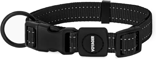 Miniatura 7 de Best Pet Supplies Voyager - Correa o collar reflectante para perro con asa de neopreno, para cachorros de raza pequeña, mediana y grande, bonita