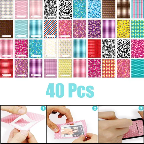 Miniatura 7 de BigTrend - Álbum de película de papel fotográfico de 2 x 3 pulgadas para cámara Fujifilm Instax Mini, Polaroid Snap, Z2300, cámaras instantáneas