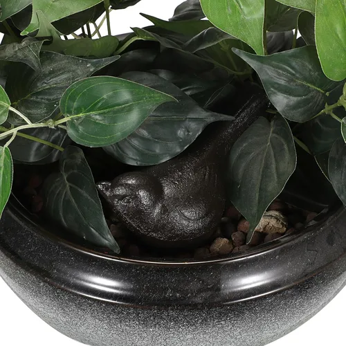 Miniatura 6 de Sumnacon Ocultador de llaves de repuesto para exteriores, bonito pájaro, decoración de jardín, soporte para llaves secretas para patio, porche