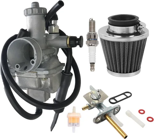 Carburador LT-F160 para Suzuki LT160E LT-F160 LT160 Quadrunner 160 Carburador 1989-2003 Reemplazo 13200-03400 con Filtro de Aire/Combustible Válvula