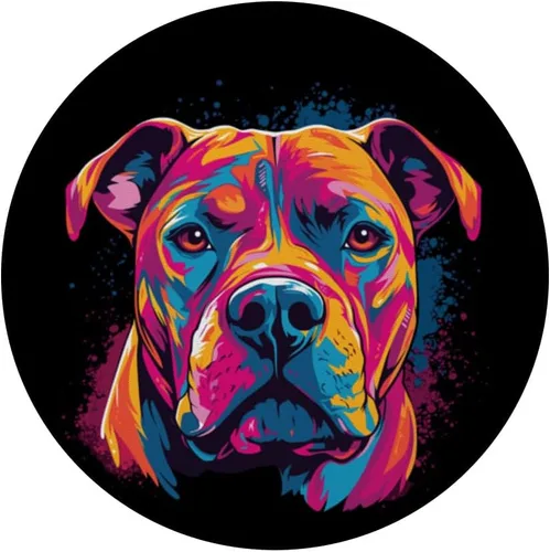 Miniatura 3 de PopSockets PopGrip estándar para perros argentinos con diseño de acuarela