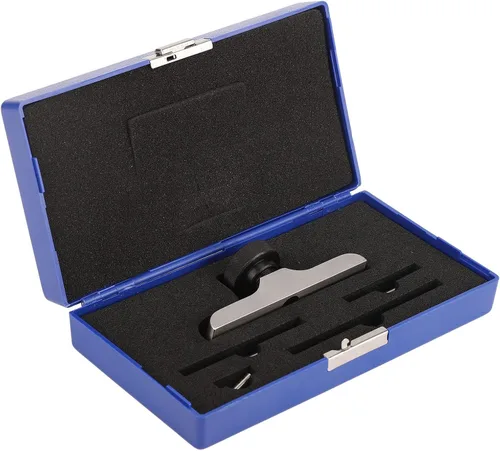 Miniatura 5 de ViaGasaFamido Soporte de calibre de profundidad 0.315 in Agujero de sujeción de acero inoxidable Indicador de esfera de profundidad Base Soporte