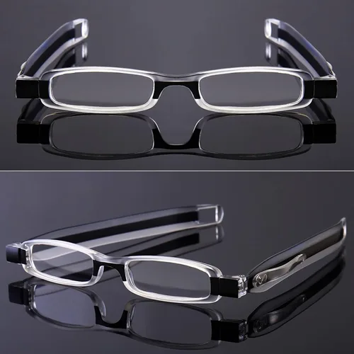 Miniatura 8 de Paquete de 4 lentes de lectura para mujeres y hombres, compactos, portátiles, delgados, pequeños, ligeros, plegables