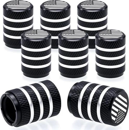 Miniatura 44 de 4 piezas de tapas de válvula de rueda con forma de punta, válvula de rueda de aleación de aluminio con punta, universal para automóviles, SUV