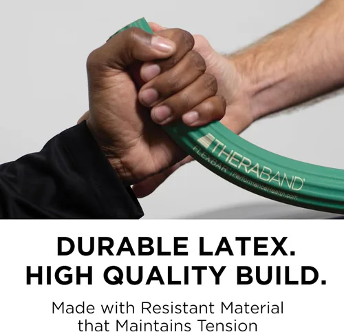 Miniatura 3 de THERABAND FlexBar, Resistance Bars for Tennis Elbow & Grip Strength, Color-Coded Therapy Bars for Tendonitis & Golfer’s Elbow Verde/Azul