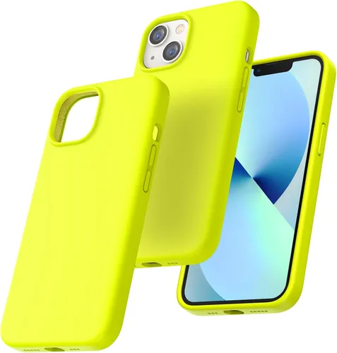 Miniatura 19 de TOCOL Funda delgada de silicona para iPhone 13 de 6.1 pulgadas, ajuste preciso, antideslizante, protección contra caídas, verde alpino