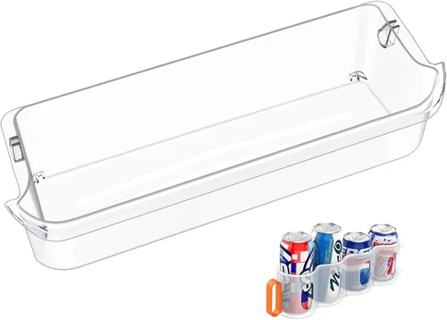 Miniatura 7 de [2 PAQUETES] 241505301 Cesta para puerta de refrigerador compatible con Frigidaire Gallery Estantería para puerta 241505300 Reemplazo de estante