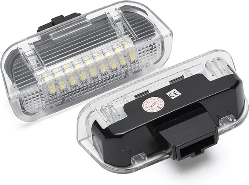 Miniatura 3 de Luces LED de cortesía de repuesto para Cayenne 958 2011-2018 y Porsche 911 991 2012-2019, 18-SMD xenón blanco LED luz de bienvenida para puerta