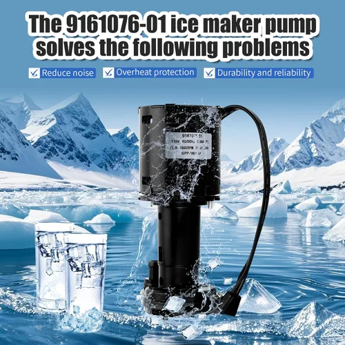 Miniatura 4 de 9161076-01 Motor 115V de la bomba de la máquina de hielo para Ice O Matic C20-C60, reemplaza 803338