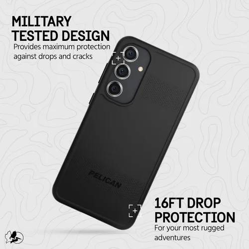 Miniatura 4 de Pelican Protector - Funda para Samsung Galaxy S24 Plus [6.7 pulgadas] [protección contra caídas MIL-STD de 16 pies] [carga inalámbrica] Funda