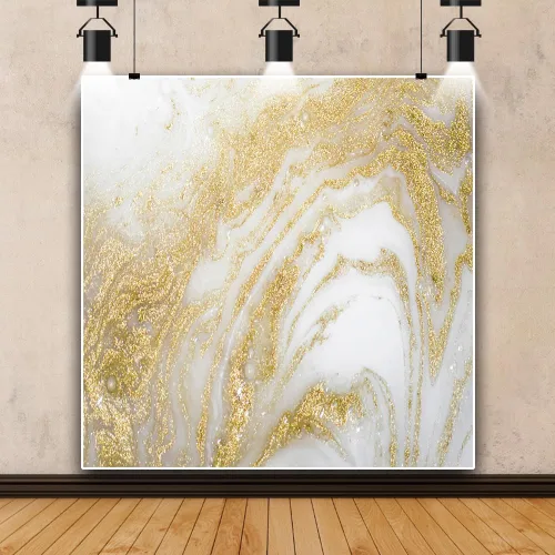 Miniatura 16 de Telón de fondo de fotografía con textura de mármol negro dorado de 5 x 4 pies, arte abstracto, fondo de fondo dorado de arena movediza líquida