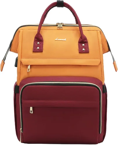 Miniatura 16 de LOVEVOOK - Mochila para ordenador portátil para mujer, de moda, de negocios, de viaje, mochila para estudiantes, mochila de trabajo para profesores