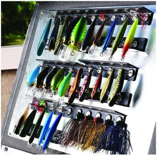 Miniatura 2 de T-H Marine Tackle Titan - Sistema de almacenamiento de hangar de señuelos – Soporte magnético para señuelos de pesca montado en barco y organizador