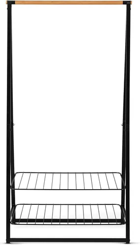 Miniatura 8 de Brabantia - Perchero Linn - Multifuncional - Ahorro de espacio - Estantes ajustables - Colgador de armario - Tendedero - Independiente - Estable