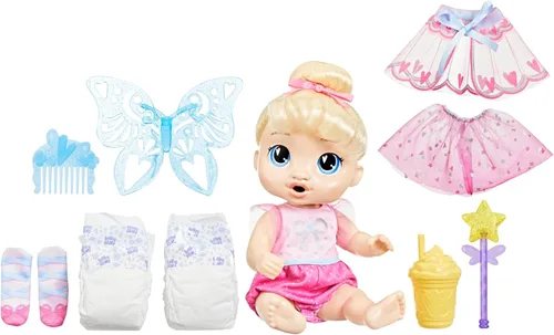 Miniatura 11 de Muñeca Baby Alive Fairy Fashions Harper Hugs con ropa y accesorios, pelo rubio, 11 pulgadas, juguetes para niños, a partir de 3 años