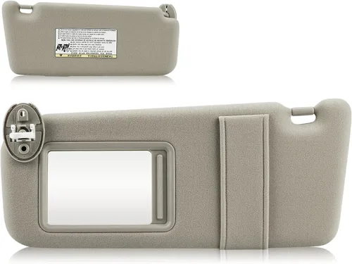 Visera solar con luz para Toyota Venza 2009-2016 con techo corredizo, reemplazo de visera solar beige del lado izquierdo del conductor 74320-0T021-A1