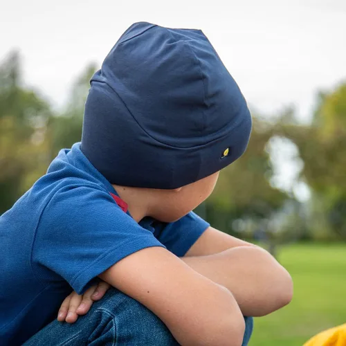 Miniatura 11 de Sombrero protector de cabeza para niños, diseño único y pendiente de patente, tecnología autoajustable, acolchado de seguridad para bebés y niños