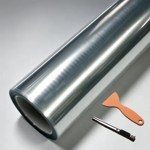 DIYAH Película de Vinilo Transparente de Protección de Pintura a Granel con Herramientas Manuales (12" X 60" / 1 PIE X 5 PIES)