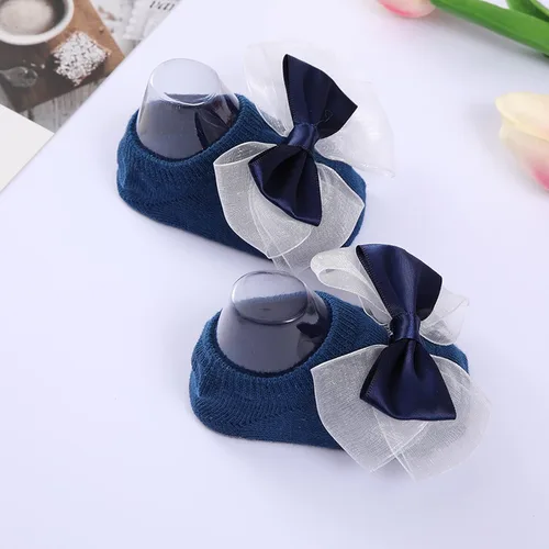 Miniatura 6 de Ropa de bebé de 24 meses para niñas y niños pequeños, calcetines de Bowkot, calcetines para el suelo, calcetines de princesa
