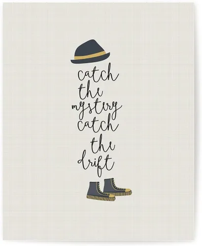 Miniatura 2 de Song Lyric - Arte para pared, arte musical abstracto retro de mediados de siglo, regalo para papá y marido, póster para dormitorio de apartamento