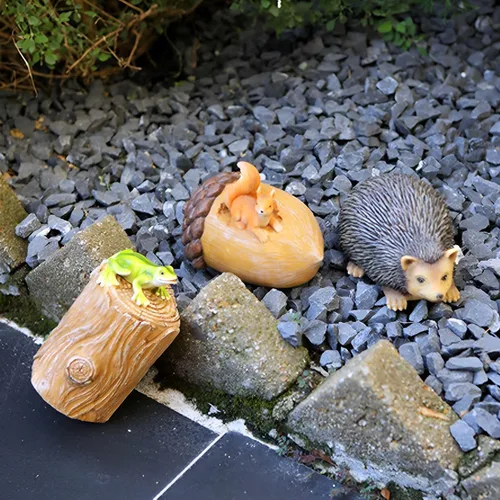 Miniatura 3 de Ocultar una llave fuera de la figura de tocón de rana decorativa para ocultar llaves al aire libre, llaves de repuesto para casa, caja de seguridad