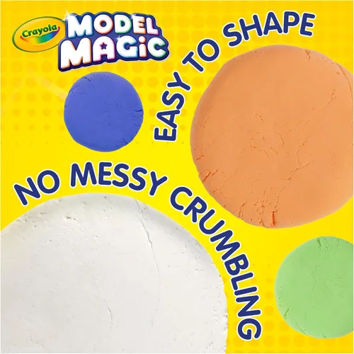 Miniatura 3 de Crayola Model Magic Blanco, Paquete de 4 (8 oz Cada Uno) – Alternativa de Arcilla para Modelar de Secado al Aire para Niños, Regalos de Navidad