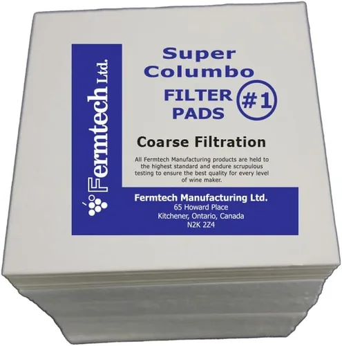 Almohadillas de filtro n.º 1 de 7.9 in x 7.9 in para filtros de placas de 7.9 x 7.9 in. Almohadillas nominales de 8 micras. Funciona con filtros de