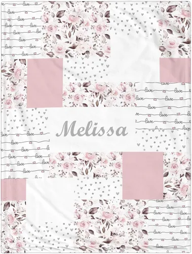 Miniatura 26 de Manta de bebé personalizada para niñas y niños, manta de bebé personalizada con nombre, mantas personalizadas con nombre para niños, manta de Lindas