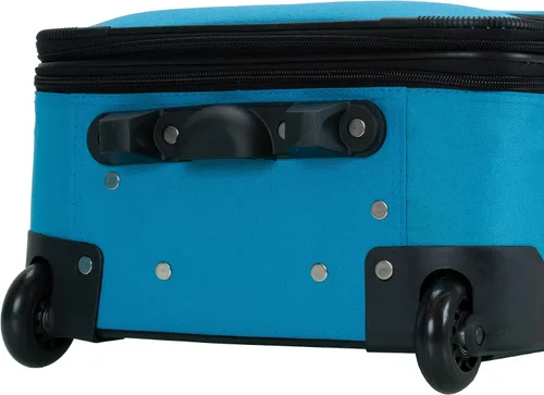 Miniatura 6 de Rockland juego de 4 piezas de valijas con ruedas y bolsas para viaje, Turquoise), F32