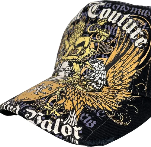Miniatura 6 de Xtreme Couture by Affliction - Gorra de camionero para hombre, color negro