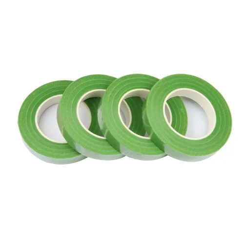 Miniatura 6 de 4 rollos de cinta floral de 1/2 pulgada de ancho, 30 yardas de cintas florales para envoltura de tallo de ramo y flores, proyectos de manualidades