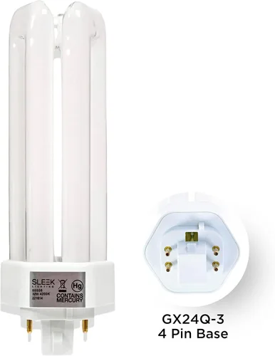 Miniatura 3 de 32 W T4 Tri Tube CFL 4 Pin GX24Q-3 Bombilla Base 4200K 2030lm - Fluorescente Compacto - Luz blanca fría 4
