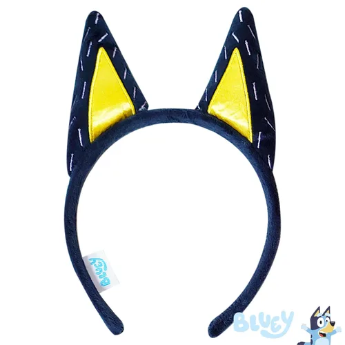 Miniatura 5 de LUV HER Bluey Party Supplies - 4 diademas de orejas de animal para disfraz de animales, orejas suaves de felpa, diademas elásticas familiares