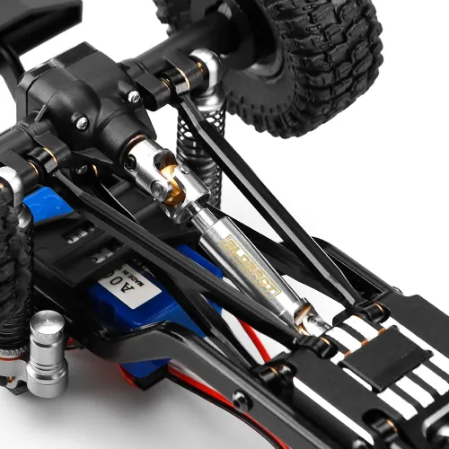 Miniatura 4 de GLOBACT para TRX4M eje de transmisión de acero inoxidable 1/18 RC Crawler actualizaciones accesorios (plata, 2 piezas)