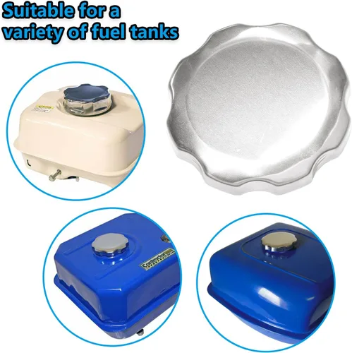 Miniatura 6 de Tapa de Tanque de Combustible de Gas de Metal con Acabado Cromado para GX160 GX200 GX240 GX270 GX340 GX390 5.5HP 6.5HP Motores de Motores, Motos