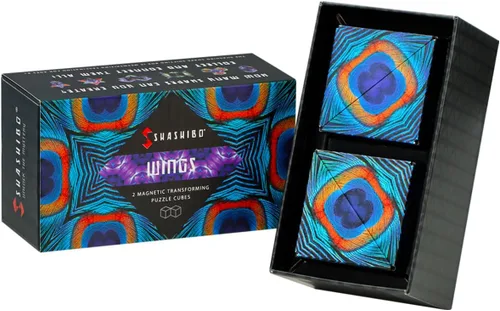 Miniatura 11 de SHASHIBO Anti Stress Cube - Award-Winning and Patented Infinity Cube with 36 Rare Earth Magnets - Extraordinary 3D Infinity Cube - Transforms into