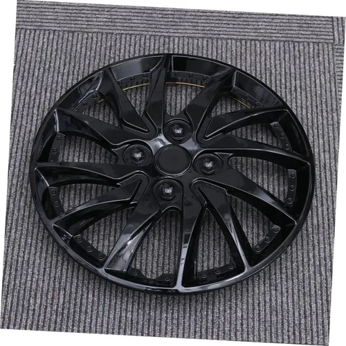 Miniatura 5 de 1 funda para tapacubos para automóvil, color negro, fácil de limpiar, para autos, SUV y camiones, mejora la apariencia y protege las ruedas
