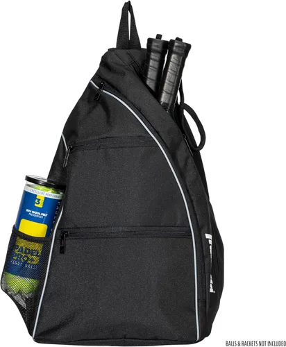 Miniatura 6 de Franklin Sports Padel Bag - Men's + Women's Paddle Tennis Padel Sling Bag Backpack - Adjustable Size Equipment Bag for Padel + Paddle Tennis