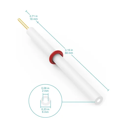 Miniatura 2 de stonylab Electrodo de disco con disco de platino de 0.079 in de diámetro, pureza del 99,99%, certificado SGS - probado por GDMS, para electroquímica