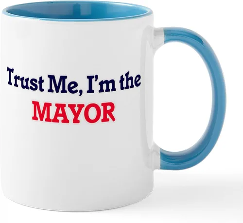 Miniatura 26 de CafePress I Love Mayor Mug Taza de café de cerámica de 11 oz (11.0 fl oz)