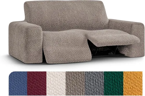 Miniatura 28 de PAULATO BY GA.I.CO. Funda reclinable – Funda de ajuste suave – Protector elástico de muebles reclinables de 1 pieza – Tela de terciopelo lavable a