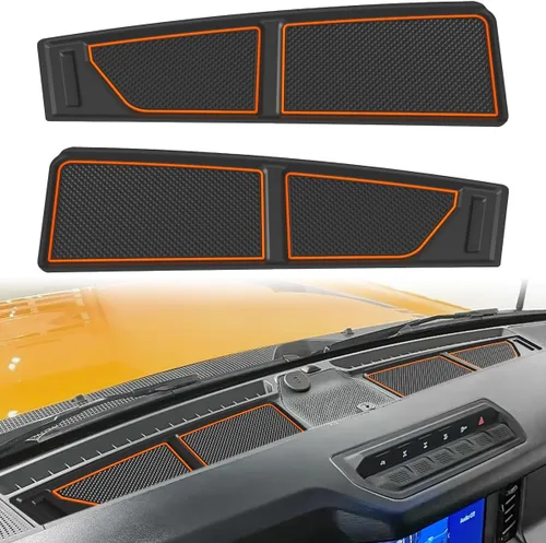 Miniatura 15 de Auovo Bandeja de cubierta de salpicadero compatible con accesorios de Ford Bronco 2021 2022 2023 2024 2025 2026 Bronco 2021 2022 2023 2024 2025 2026
