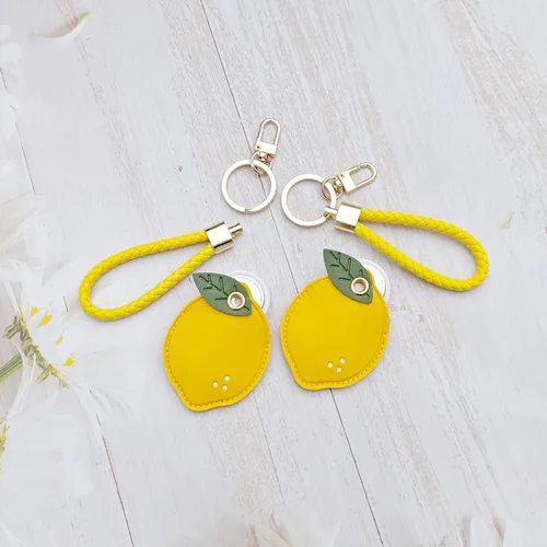 Miniatura 15 de CATCH ON Paquete de 2 fundas de cuero para Airtag para llavero, bonitos accesorios Kawaii adecuados para Airtag