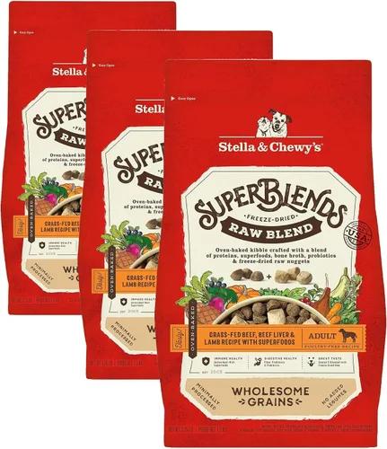 Miniatura 14 de Stella & Chewy's SuperBlends - Mezcla cruda con granos sanos, receta de pescado blanco y salmón capturados en la naturaleza con superalimentos