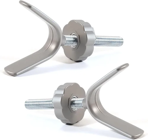Miniatura 10 de Puerta de bebé extra ancha de 29.5-46 pulgadas para escaleras, puerta para perros para puertas, puerta de metal para mascotas con cierre automático