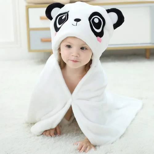 Miniatura 3 de Manta Vestible con Capucha para Niños Pequeños Toallas con Capucha Suave y Acogedora Manta Vestible con Capucha para Niños y Niñas