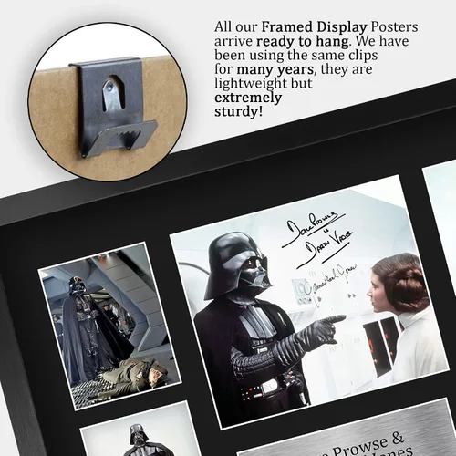 Miniatura 5 de HWC Trading Dave Prowse & James Earl Jones Star Wars Darth Vader 40 x 30 cm (A3) Regalos Impresos con Autógrafo Firmado Presentación para Fans