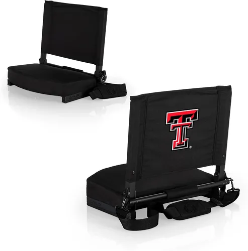 Miniatura 12 de PICNIC TIME NCAA Georgia Bulldogs Gridiron - Asiento de estadio, ligero, silla plegable portátil para gradas y bancos, (negro)
